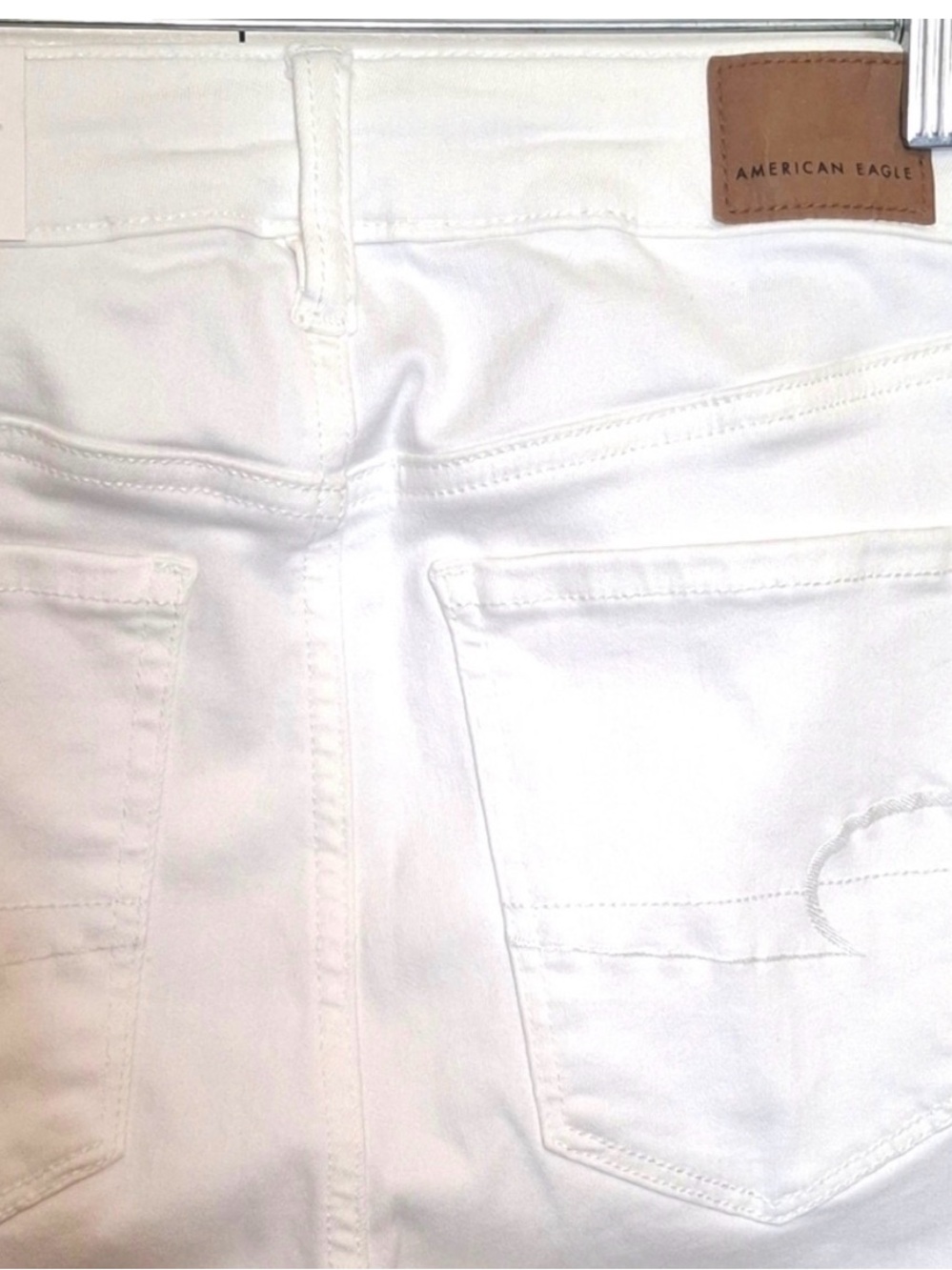 American Eagle Outfitters White next level stretch High-Rise Jeggings Sz 6 - Picture 5 of 5